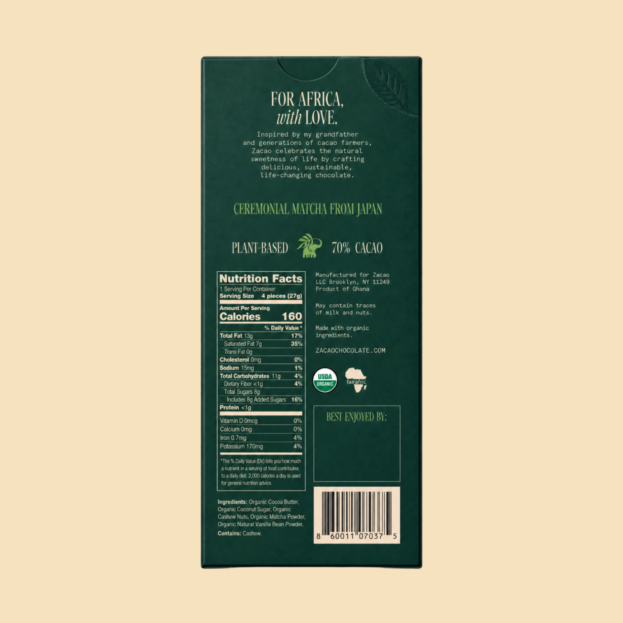 Matcha Bar, back